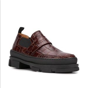 Ganni Lug-Soled Loafers